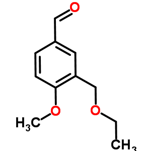 Structure of 3-(ethoxymethyl)-4-methoxybenzaldehyde
