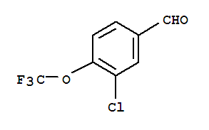 3-氯-4-三氟甲氧基苯甲醛结构式