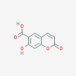 Structure of 7-Hydroxy-2-oxo-2H-chromene-6-carboxylic acid