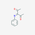 Structure of 3-(phenylimino)pentane-2,4-dione