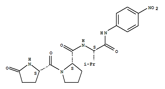 Structure of PYR-PRO-VAL-PNA