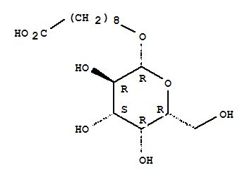 Structure of 8-Carboxyoctyl -D-Galactopyranoside