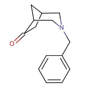 Structure of 3-Azabicyclo[3.2.1]octan-6-one, 3-(phenylmethyl)-