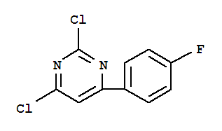 Structure of 2,4-DICHLORO-6-(4-FLUOROPHENYL)PYRIMIDINE