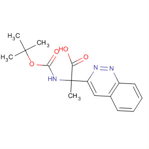 Structure of 2-Quinoxalinepropanoic acid, a-[[(1,1-dimethylethoxy)carbonyl]amino]-