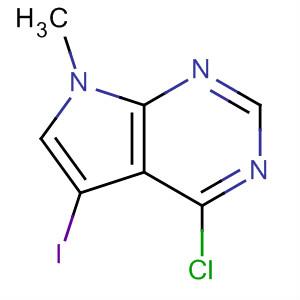 Structure of 4-CHLORO-5-IODO-7-METHYL-7H-PYRROLO[2,3-D]PYRIMIDINE