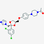 rac-trans-Ketoconazole结构式