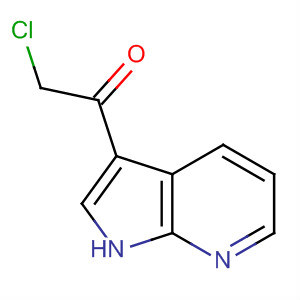 Structure of 2-chloro-1-(1H-pyrrolo[2,3-b]pyridin-3-yl)ethanone