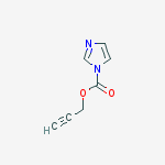 Structure of 1H-IMIDAZOLE-1-CARBOXYLIC ACID 2-PROPYNYL ESTER