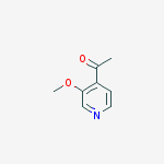 Structure of ETHANONE,1-(3-METHOXY-PYRIDIN-4-YL)-