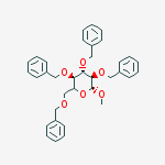 Structure of METHYL 2,3,4,6-TETRA-O-BENZYL-D-MANNOPYRANOSIDE