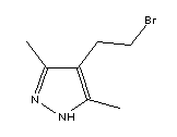 4-(2-溴乙基)-3,5-二甲基-1H-吡咯结构式