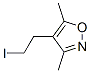 Structure of 3,5-DIMETHYL-4-(2-IODOETHYL)ISOXAZOLE