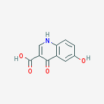 4,6-dihydroxy-3-Quinolinecarboxylic acid结构式