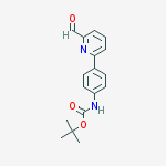 Structure of [4-(6-FORMYLPYRIDIN-2-YL)PHENYL]CARBAMIC ACID TERT-BUTYL ESTER