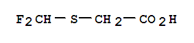 Structure of Difluoromethylthioacetic acid