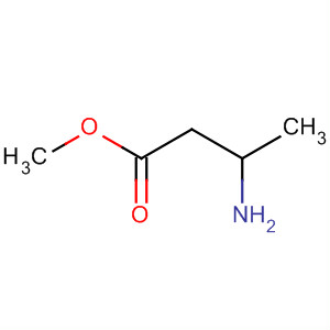 Structure of Butanoic acid, 3-amino-, methyl ester, (3S)-