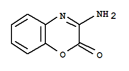 2H-1,4-Benzoxazin-2-one,3-amino-结构式