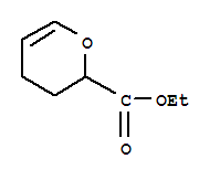 2H-Pyran-2-carboxylic acid, 3,4-dihydro-, ethyl ester结构式