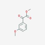 Methyl 2-(3-methoxyphenyl)-2-oxoacetate结构式