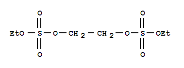 Structure of ethane-1,2-diyl diethyl bissulfate