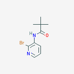 Structure of N-(2-bromo-3-pyridyl)-2,2-dimethyl-propanamide