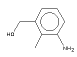 Structure of 3-Amino-2-methylbenzyl alcohol