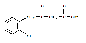 Structure of 4-(2-CHLORO-PHENYL)-3-OXO-BUTYRIC ACID ETHYL ESTER