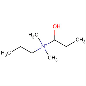 Structure of 1-Propanaminium, N,N-dimethyl-N-propyl-, hydroxide