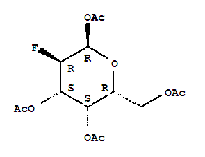 Structure of 1,3,4,6-TETRA-O-ACETYL-2-DEOXY-2-FLUORO-ALPHA-D-GALACTOPYRANOSE