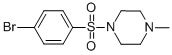 Structure of 1-[(4-bromophenyl)sulfonyl]-4-methylpiperazine