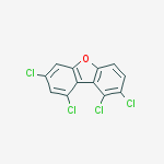 Structure of 1,2,7,9-TETRACHLORODIBENZOFURAN