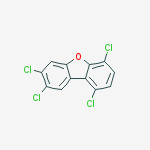 1,4,7,8-TETRACHLORODIBENZOFURAN结构式