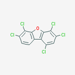 1,3,4,6,7-PENTACHLORODIBENZOFURAN结构式