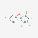 1,2,3,4,7-PENTACHLORODIBENZOFURAN结构式