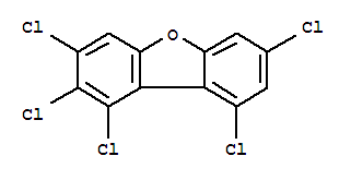 Structure of 1,2,3,7,9-PENTACHLORODIBENZOFURAN