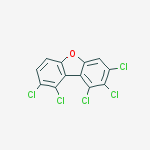 Structure of 1,2,3,8,9-PENTACHLORODIBENZOFURAN