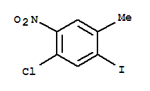 4-chloro-6-iodo-3-nitrotoluene结构式