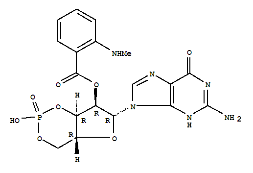 2’-o-(n’-methylanthraniloyl)guanosine-3’,5’-cyclicmonophosphate,sodiumsalt(mant-cgmp)