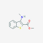 Structure of Methyl 3-(methylamino)benzo[b]thiophene-2-carboxylate