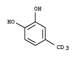 Structure of 4-METHYL-D3-CATECHOL