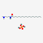 Structure of N-[3-(dimethylamino)propyl]stearamide phosphate