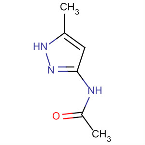 3-乙酰氨基-5-甲基吡唑结构式