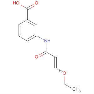 (E)-3-(3-ethoxyacrylamido)benzoic acid结构式