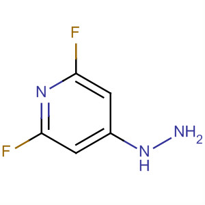 Structure of Pyridine, 2,6-difluoro-4-hydrazino-