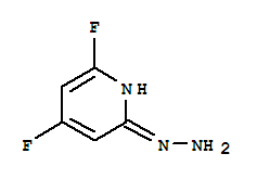 (4,6-DIFLUORO-PYRIDIN-2-YL)-HYDRAZINE结构式