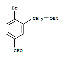 Structure of 4-BROMO-3-(ETHOXYMETHYL)BENZALDEHYDE