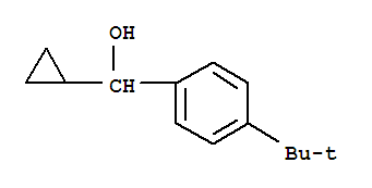Structure of 4-tert-butyl-alpha-cyclopropylbenzyl alcohol