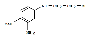 Structure of 2-[(3-amino-4-methoxyphenyl)amino]ethanol 