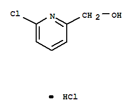 2-氯-6-羟甲基吡啶盐酸盐结构式